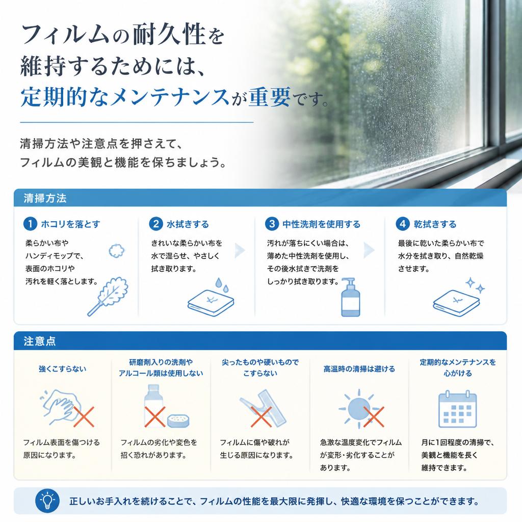 寿命を延ばすためのメンテナンス