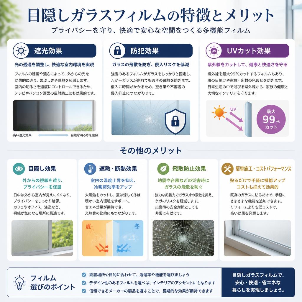 フィルムの特徴と利点