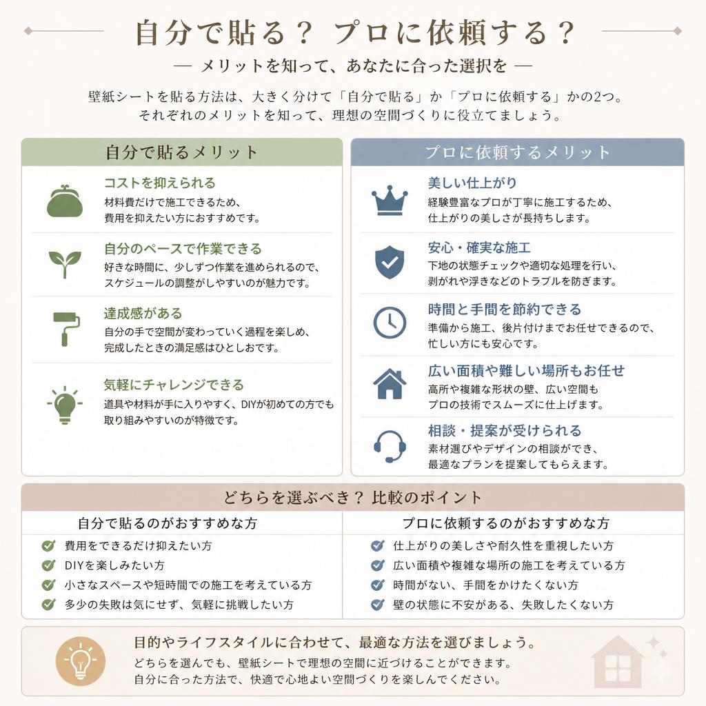プロに依頼するメリット